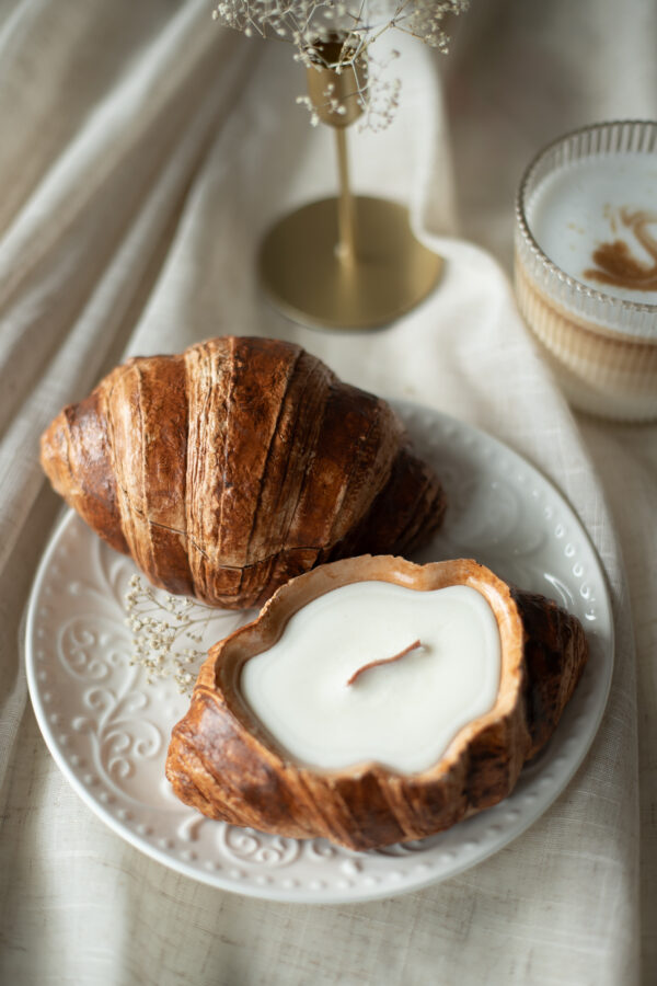 Croissant - świeca sojowa