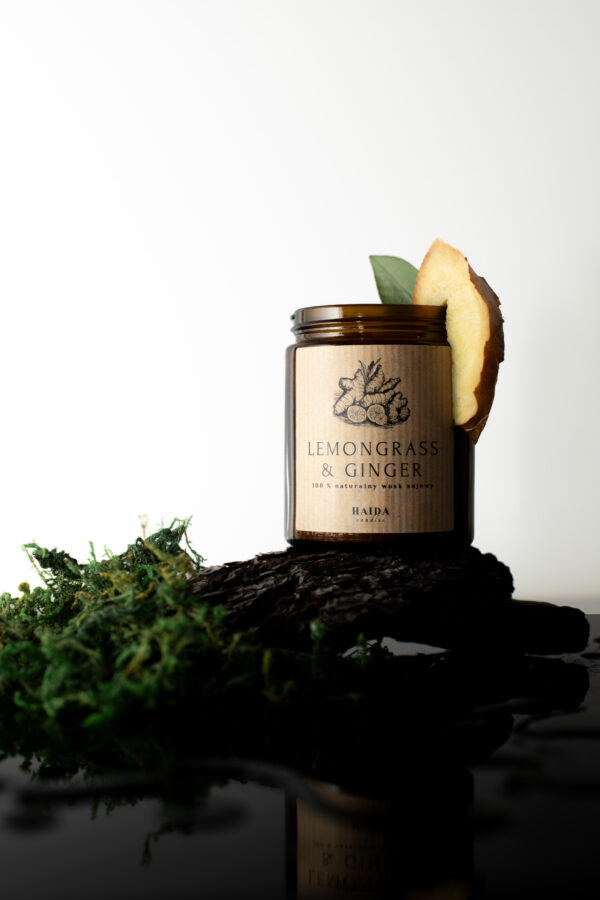 Lemongrass & ginger - świeca sojowa