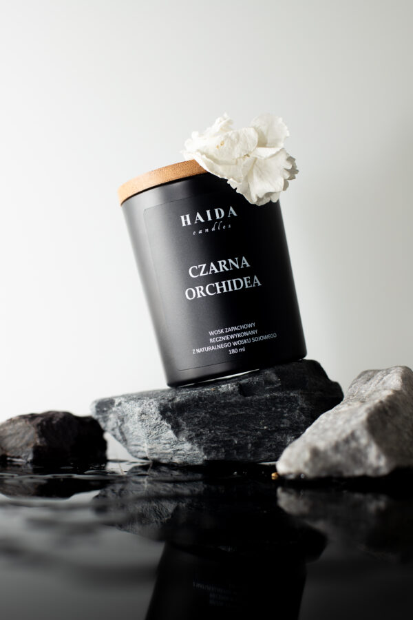 Czarna Orchidea - świeca sojowa
